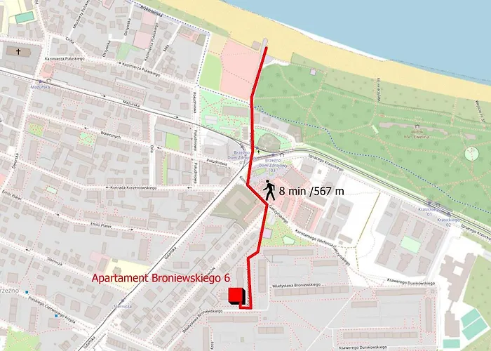 Broniewskiego 6 アパート *